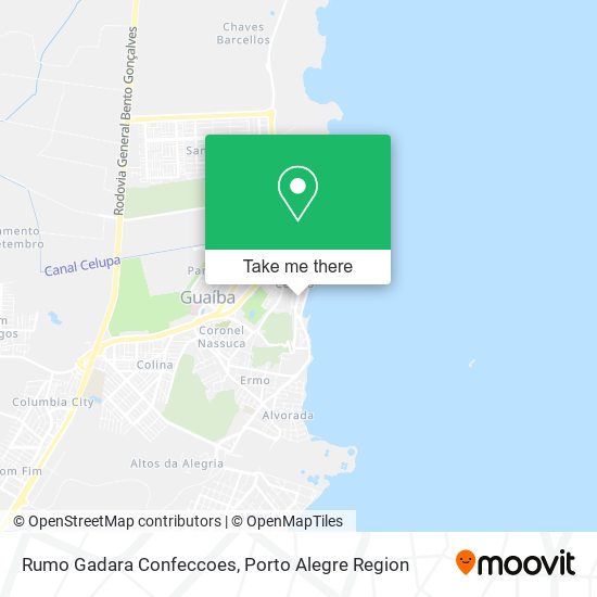 Rumo Gadara Confeccoes map