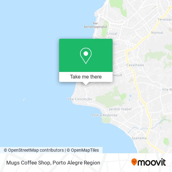 Mapa Mugs Coffee Shop
