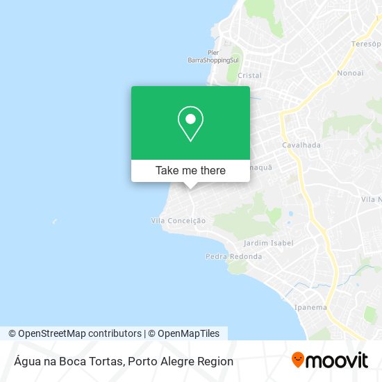 Mapa Água na Boca Tortas