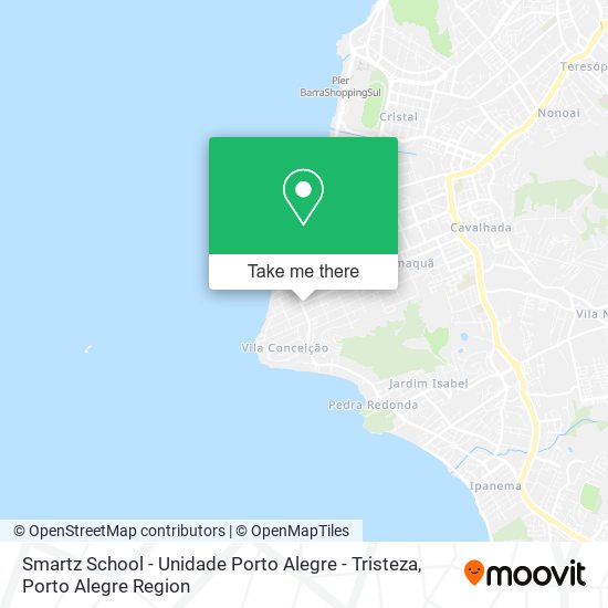 Smartz School - Unidade Porto Alegre - Tristeza map
