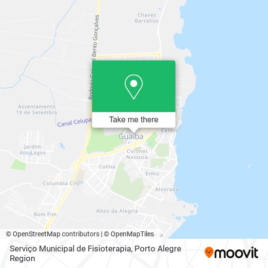 Mapa Serviço Municipal de Fisioterapia