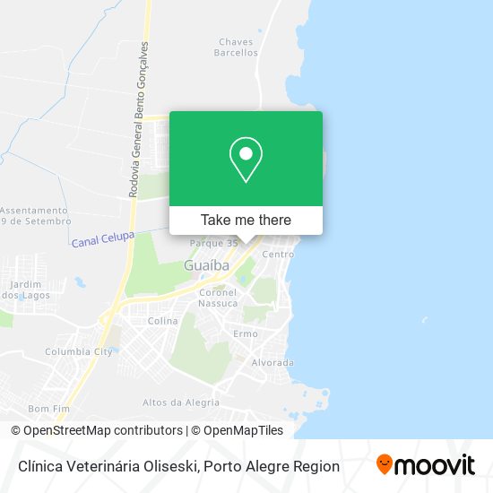 Clínica Veterinária Oliseski map