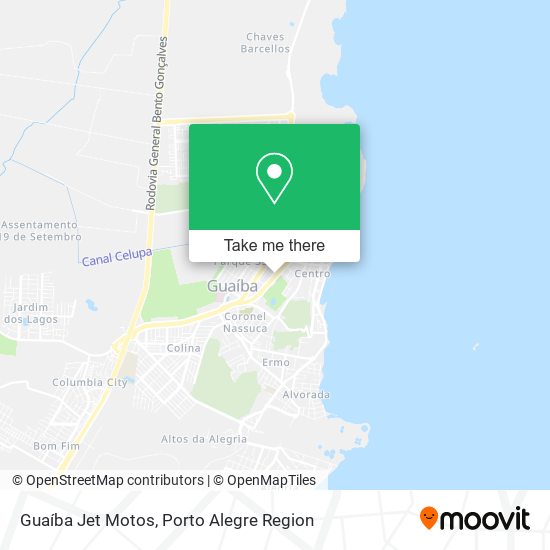 Guaíba Jet Motos map
