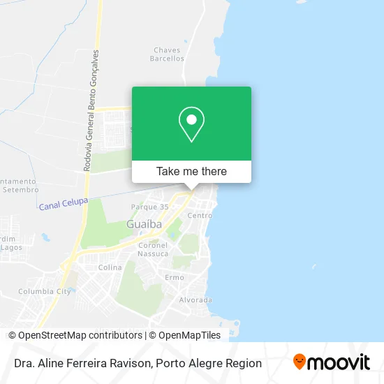 Dra. Aline Ferreira Ravison map