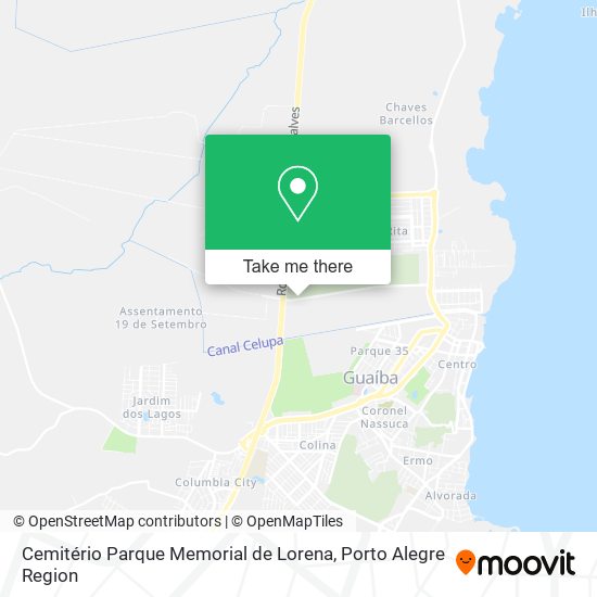 Cemitério Parque Memorial de Lorena map