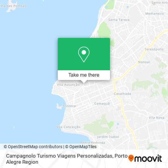 Campagnolo Turismo Viagens Personalizadas map