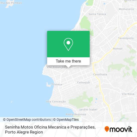 Seninha Motos Oficina Mecanica e Preparações map