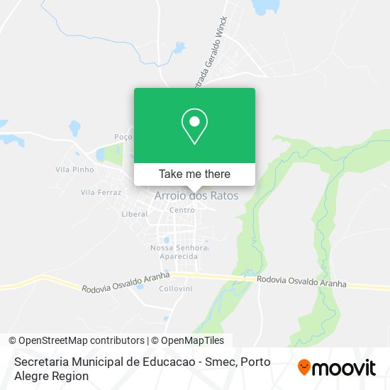 Mapa Secretaria Municipal de Educacao - Smec