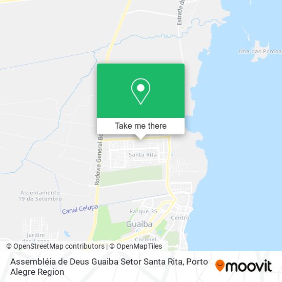 Assembléia de Deus Guaiba Setor Santa Rita map