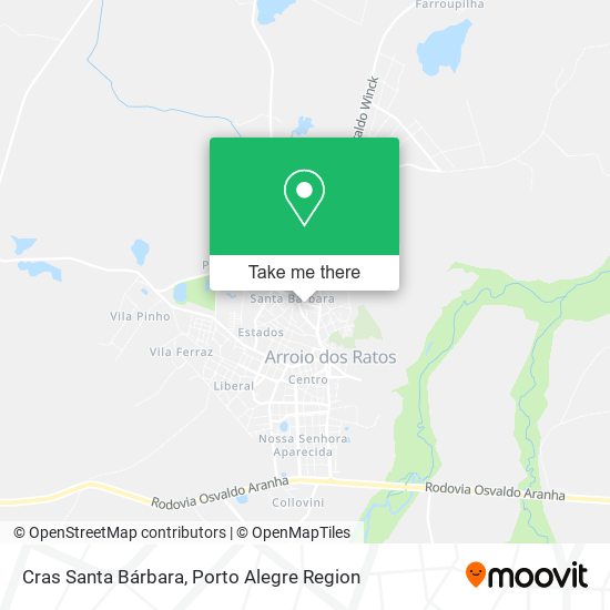 Cras Santa Bárbara map