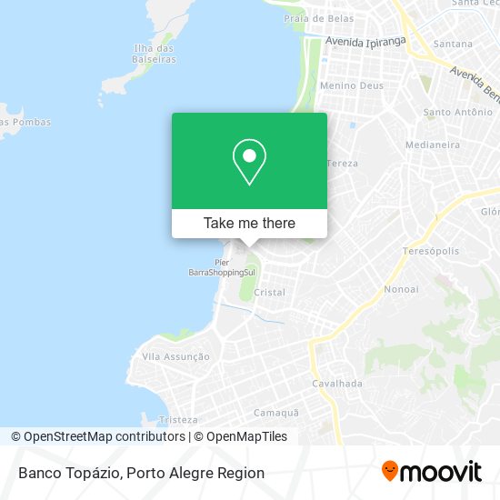 Banco Topázio map