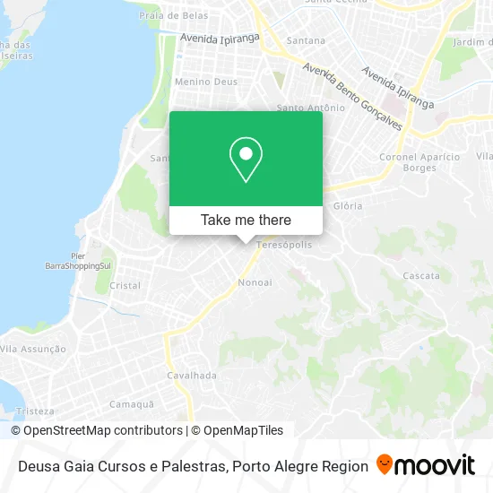 Deusa Gaia Cursos e Palestras map