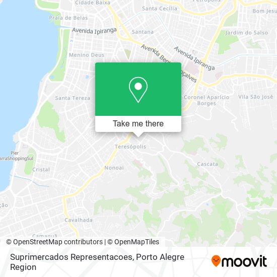 Suprimercados Representacoes map