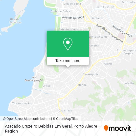 Atacado Cruzeiro Bebidas Em Geral map