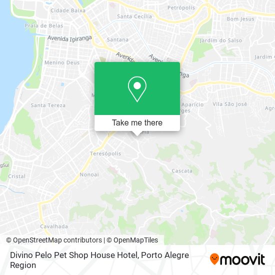 Divino Pelo Pet Shop House Hotel map