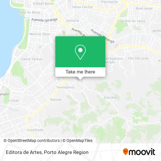 Editora de Artes map