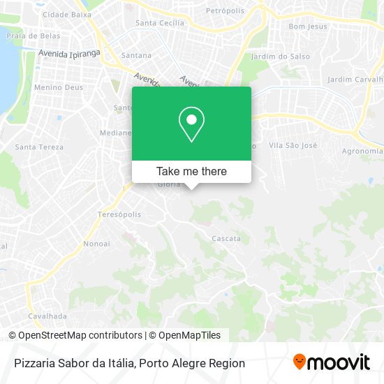 Pizzaria Sabor da Itália map