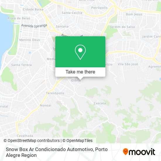 Snow Box Ar Condicionado Automotivo map