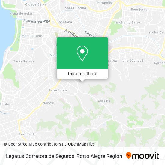 Legatus Corretora de Seguros map