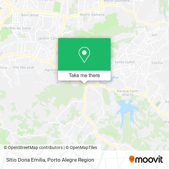 Sítio Dona Emilia map