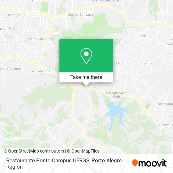 Restaurante Ponto Campus UFRGS map
