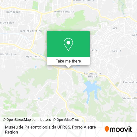Museu de Paleontologia da UFRGS map