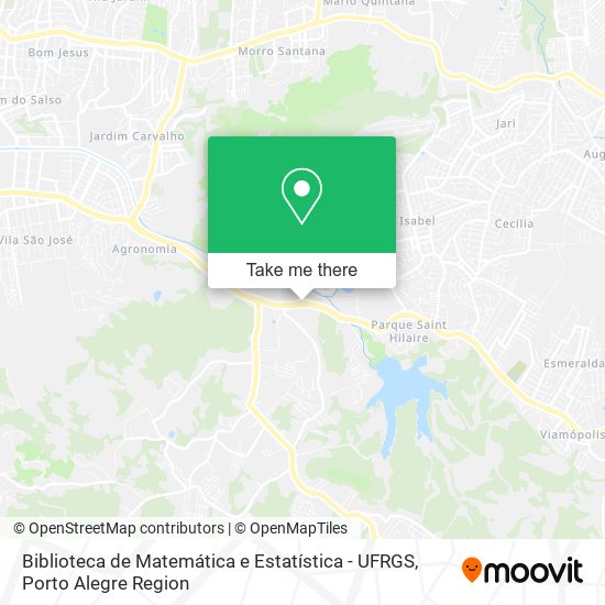 Biblioteca de Matemática e Estatística - UFRGS map