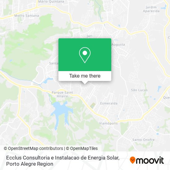 Mapa Ecclus Consultoria e Instalacao de Energia Solar