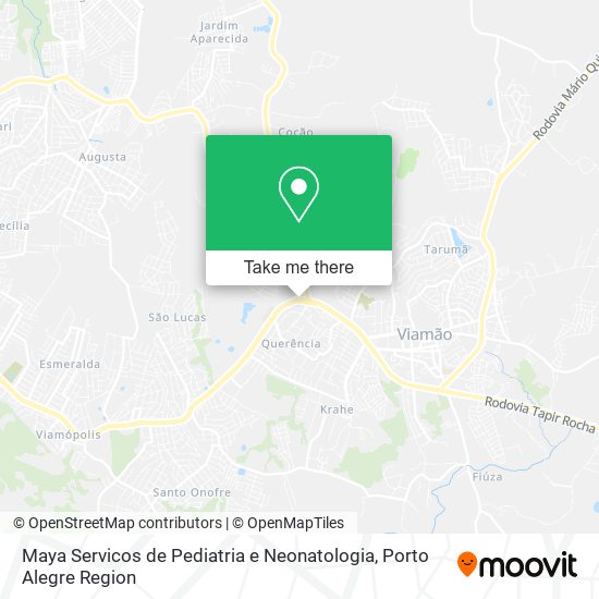 Maya Servicos de Pediatria e Neonatologia map