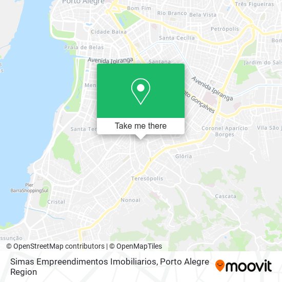 Simas Empreendimentos Imobiliarios map