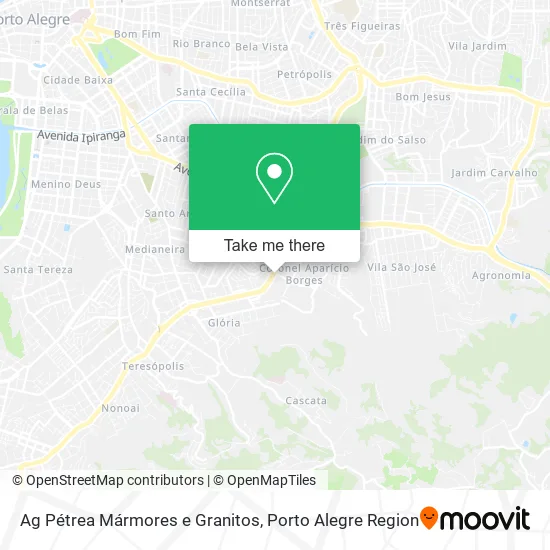 Ag Pétrea Mármores e Granitos map