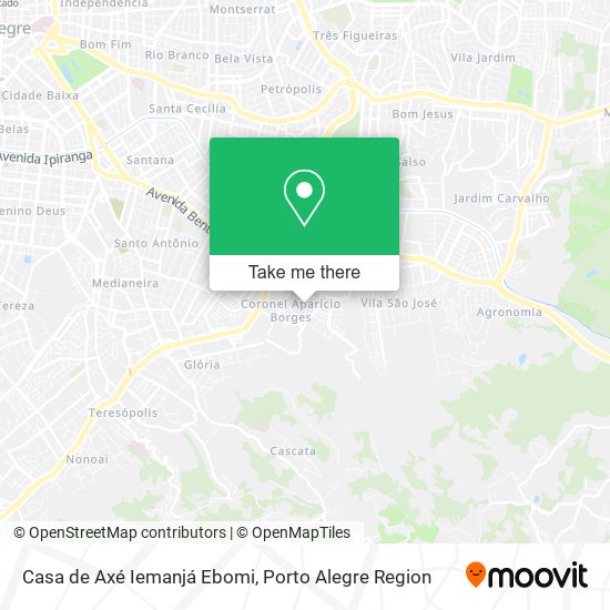 Casa de Axé Iemanjá Ebomi map