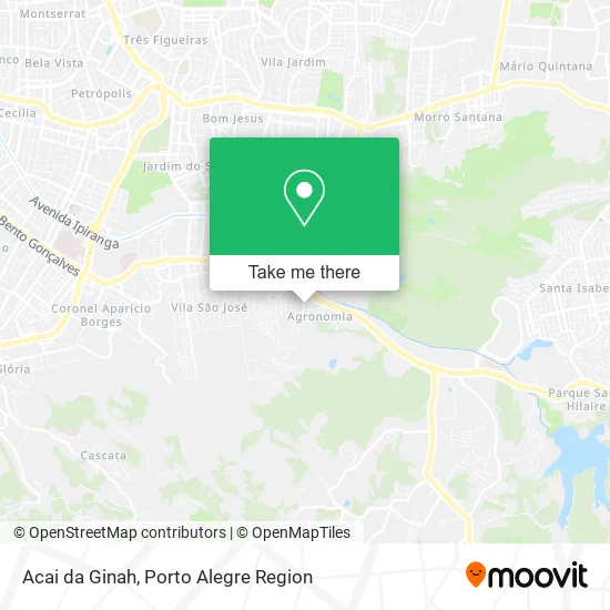 Acai da Ginah map