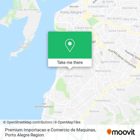 Premium Importacao e Comercio de Maquinas map