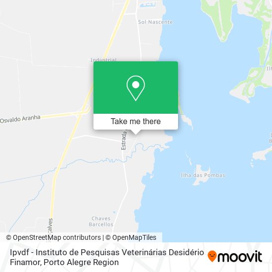 Ipvdf - Instituto de Pesquisas Veterinárias Desidério Finamor map
