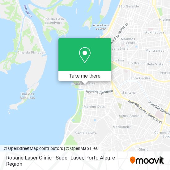 Mapa Rosane Laser Clinic - Super Laser