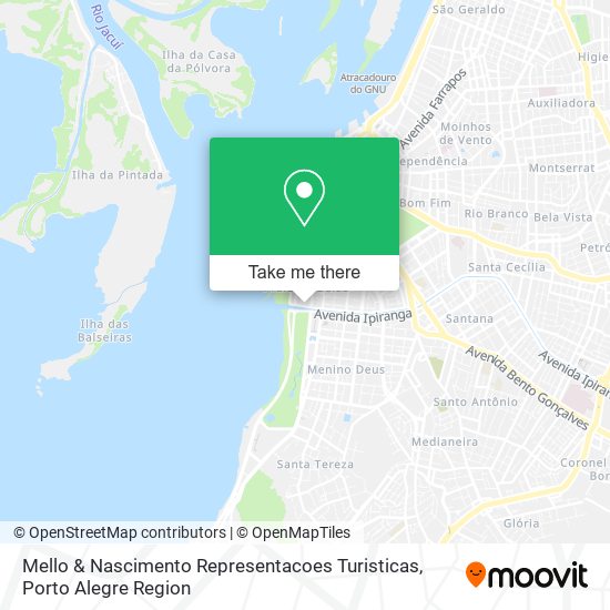 Mello & Nascimento Representacoes Turisticas map