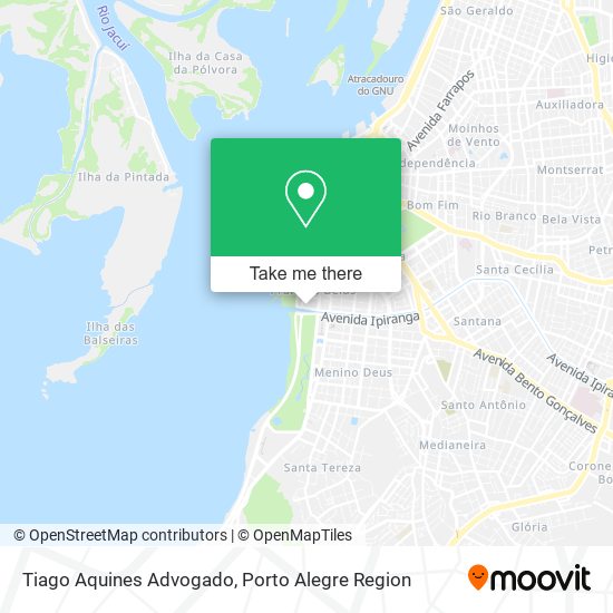 Tiago Aquines Advogado map
