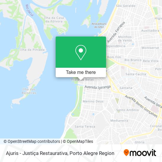 Ajuris - Justiça Restaurativa map