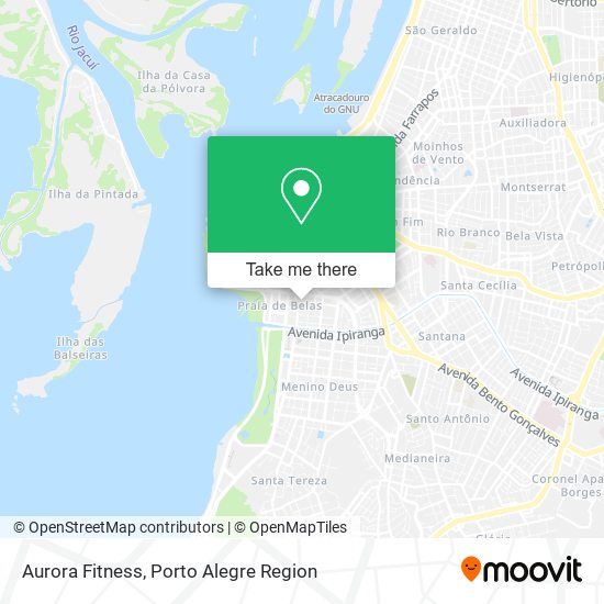 Aurora Fitness map