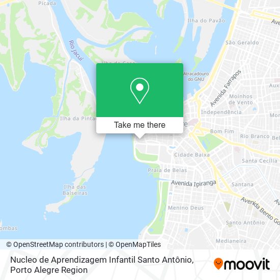 Nucleo de Aprendizagem Infantil Santo Antônio map