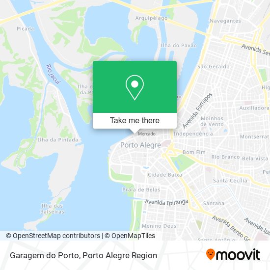 Mapa Garagem do Porto