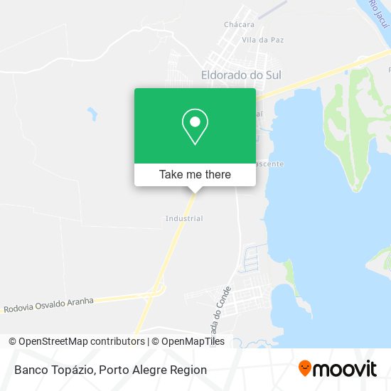 Banco Topázio map