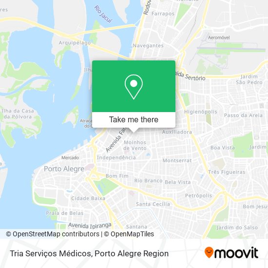 Tria Serviços Médicos map
