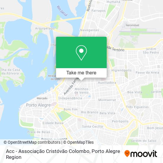 Mapa Acc - Associação Cristóvão Colombo