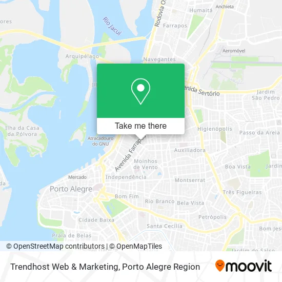 Trendhost Web & Marketing map