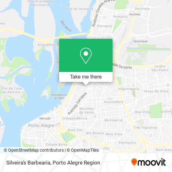 Silveira's Barbearia map