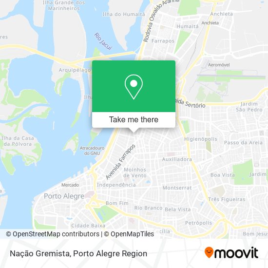 Nação Gremista map