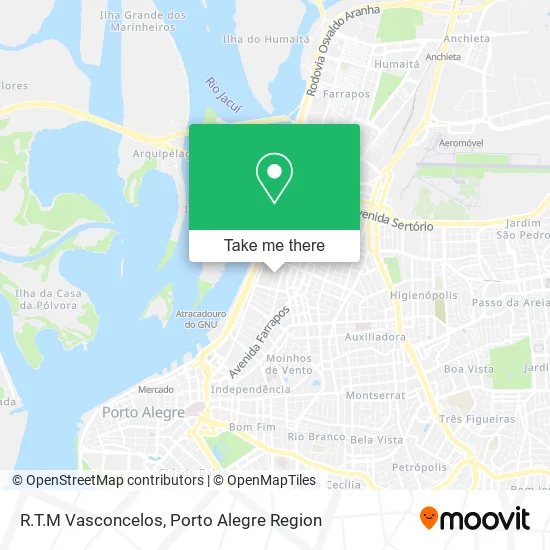 R.T.M Vasconcelos map