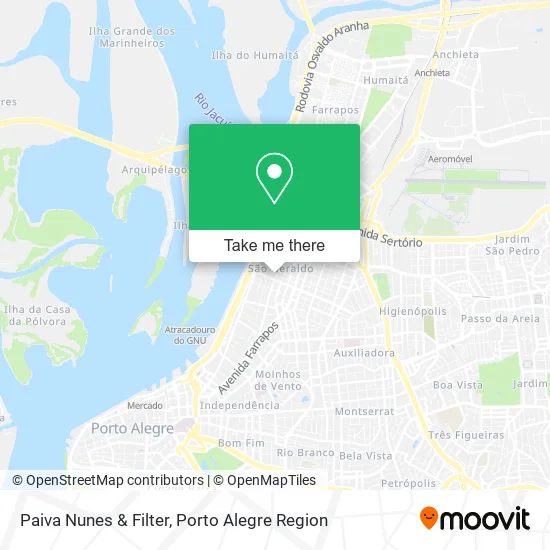 Paiva Nunes & Filter map